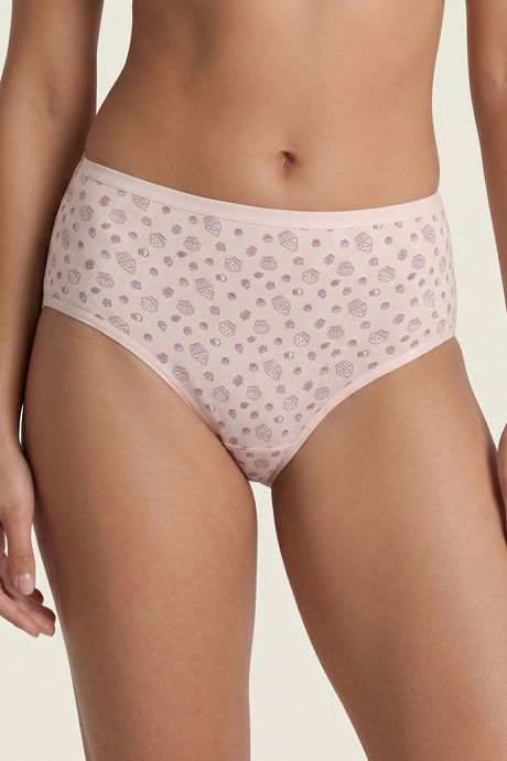 Zivame Medium Rise Full Coverage Hipster Panty (Pack of 3) - Multicolor — image 9